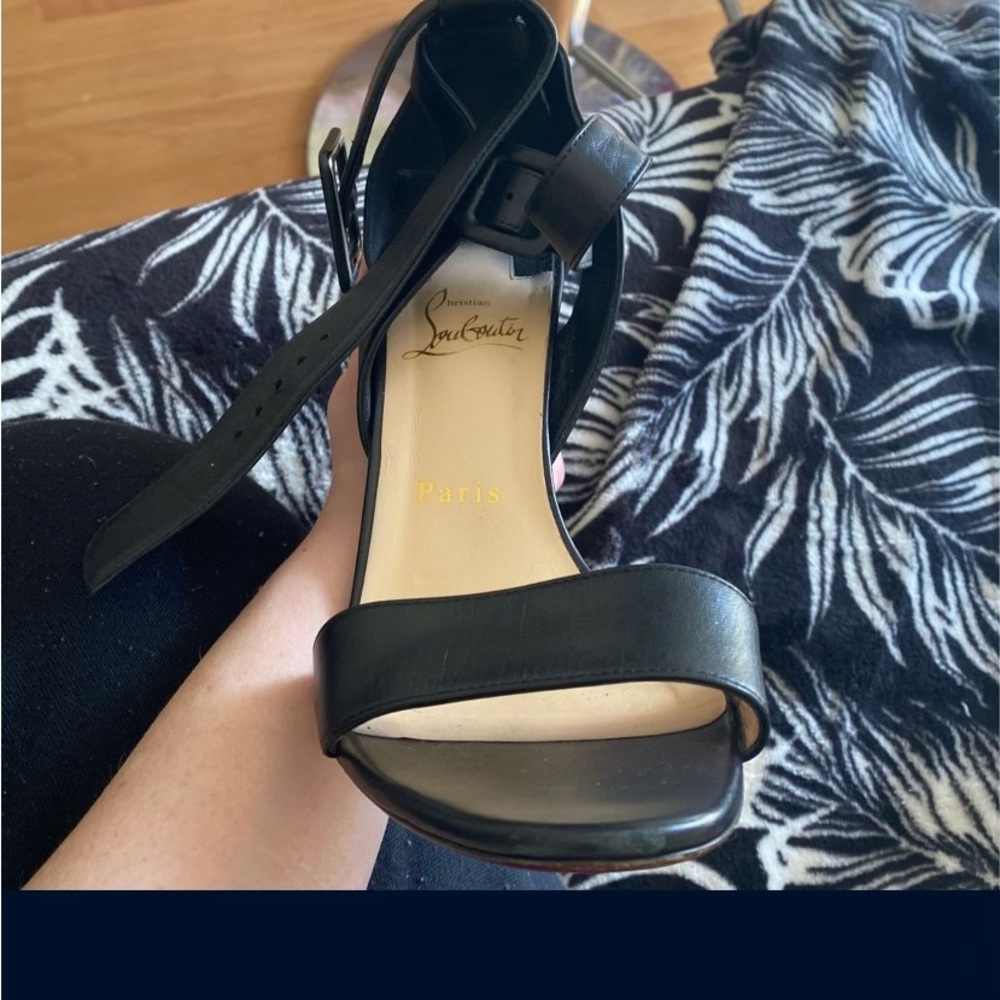 Christian Louboutin black heels